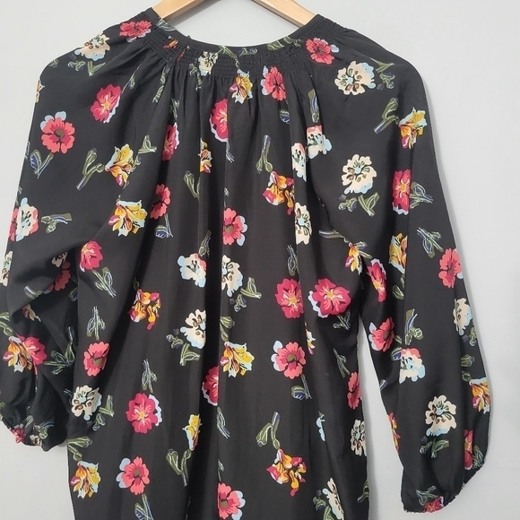 Tucker for Target Floral Print Button Down Blouse - Picture 8 of 10